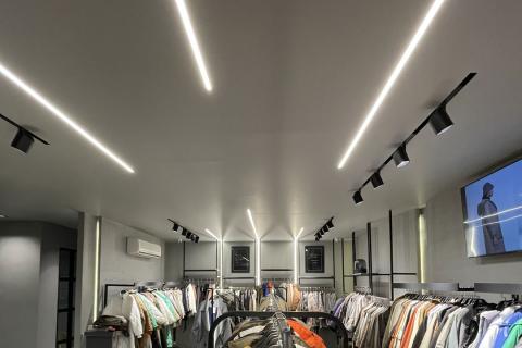 شدت نور مناسب برای نورپردازی فروشگاه ها 
