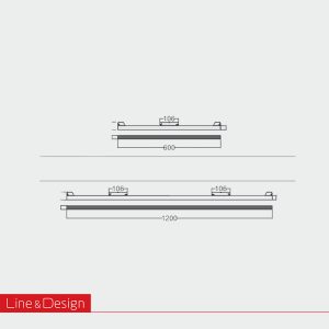 چراغ خطی مگنتی مدل Linear light modules