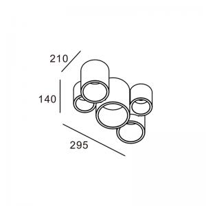 فریم گچی سقف SPL-4016-5