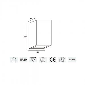 فریم گچی روکار سقفی کد SPL-4033